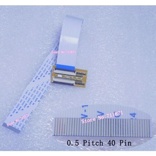 25cm Type A 0.5 Pitch 40P FFC Extension Cable Connector 40Pin FPC Flexible Flat Cable Extension Adapter 40P FPC Extension joint