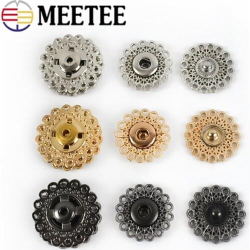 30pcs 21/25mm Metal Snap Button Coat Sewing Buttons Jeans Cloth Scrapbooking Decorative Buckles DIY Crafts D4-1