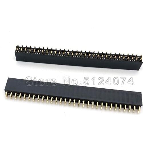 5pcs/lot Double row female Spacing 2.54mm 2x30pin double row seat 60P female connector 2*30P DIP