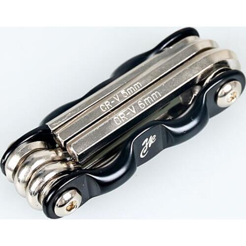 6 in 1 Multi Usage Bike Bicycle Repair Bike Tools Kit Hex Wrench Nut Tire repair Hex Allen Key Screwdriver Socket Extension Rod