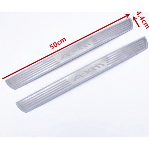For Opel Adam door sill car-styling stainless steel 2pcs/set car styling Opel decorate molding Astra tool