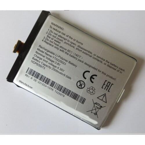 For Yotaphone 2 YD201 YD206 Battery Inbuilt Phone Battery 2500mAh YT0225023 with Repair Tools
