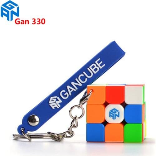 GAN330 Magic Speed Gan Cube Stickerless GAN330 Professional GAN330 Mini Keychain Puzzle GANS Toys For Adults Gift