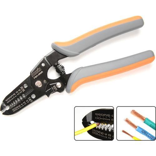 IWS-2820 Mini Terminal Crimping Tools for JAM Molex Tyco JST Terminal and Connector Multi-function Stripper Cable Cutter plier
