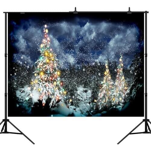 Lyavshi winter wonderland photography background glitter forest christmas tree snowflake backdrop photocall photo studio props