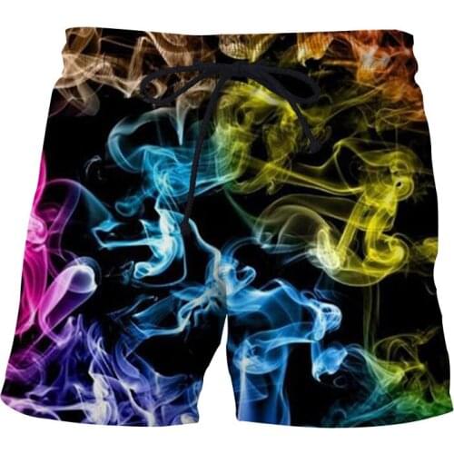 2021 Summer Mens 3D Printed Beach Shorts Running Sports Workout Shorts for Men Quick Dry Training Gym Athletic Mens Shorts