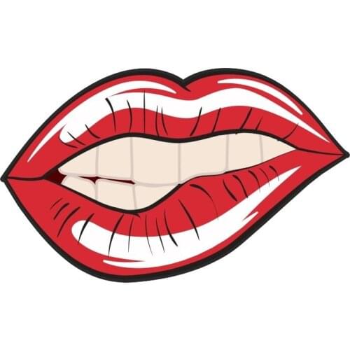 Red Lip Sticker Plane Extreme