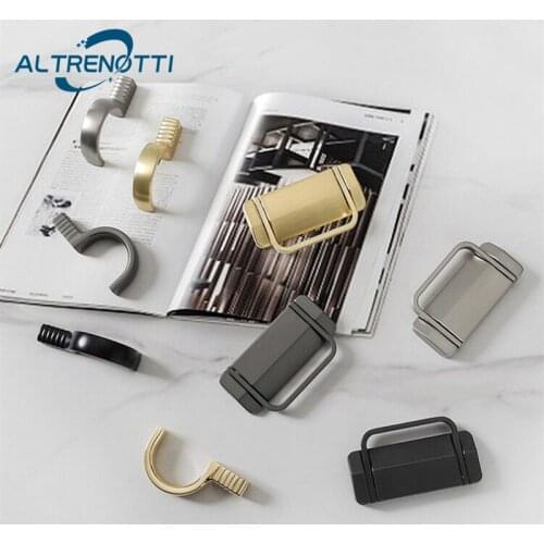 New Furniture Handle Creative Zinc Alloy Wardrobe Drawer Simple Door Pull Modern Cabinet Kitchen Cupboard Closet Knob Hardware