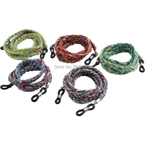 New Arrival Retro colourful cotton sunglasses eyewear cord Anti Slip Strap Neck string cord