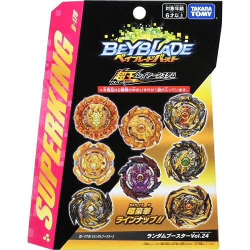 Original Takara Tomy Beyblade Burst SuperKing B-178 Random Booster Vol.24