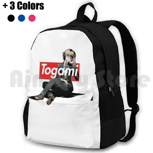 Box Logo Danganronpa Byakuya Togami Outdoor Hiking Backpack Waterproof Camping Travel Anime Manga Danganronpa Nagito Komaeda