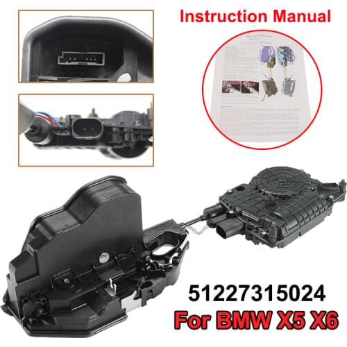 Rear Right Soft Close Door Lock Mechanism Actuator 51227315024 For BMW X5 X6 E70 E71 E72 Auto Parts Car Door Lock Actuator