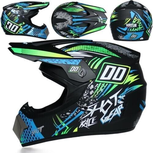 Professional Racing Motorcycle Off-road Helmet ATV Dirt Bike Helmet MTB Mountain Motocross Full Face Helmet Free Gift Capacetes