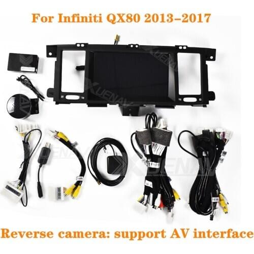 2din For Infiniti Car radio tape recorder head unit multimedia player For Infiniti QX80 2013-2017 car stereo navigation player