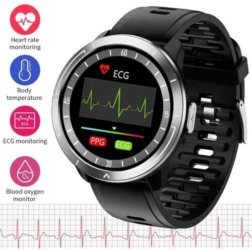 New Business Smart Watch M18 Plus Wristband Ecg PPG Body Temperature Information Telephone Reminder Blood Pressure Heart Rate