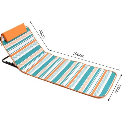 Outdoor Portable Folding Dual-Purpose Chair Beach Chair Back Fishing Chair Camping Chair Lunch Break Chair is light and portable