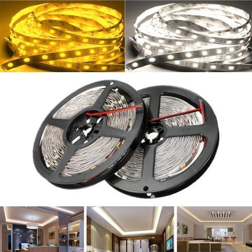 High bright 5050 LED strip light 60Led/m,5m 300Led,12V,Cold White/Warm White indoor lighting