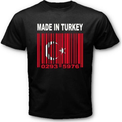 MADE TURKEY Turkish Istanbul Flag CUSTOM BARCODE NUMBERS T-shirt Y24 harajuku funny t shirts