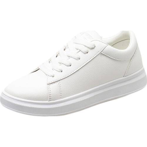 2019 fashion news Leather flats shoes for women casual modis white sneakers black shoes woman ladies zapatos mujer chaussure