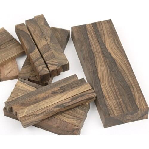 Ziricote Cordia Dodecandra Mexico Ebony Knife Handle Material DIY Handmade Persimmon Wood Craft Wood Loose Parts Diy Wood Crafts