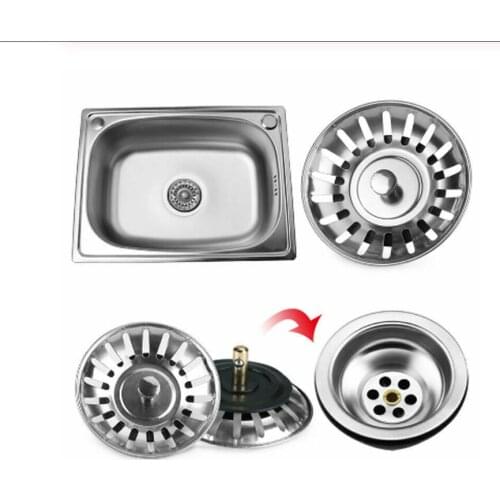 1PC Dropship stainless steel sink strainer waste plug Sink filter Waste collector kitchen accessories