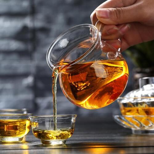 250ml Fair Cup Kungfu Tea Separator Heat Resistance Uniform Cha Hai Puer/pu'erh/Black/White/Green/Flower/Herbal tea