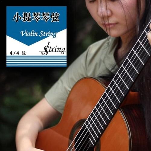 4PCS A Set Of Violin Strings E-A-D-G Core Steel+Nickel Wound Exquisite Fiddle String Replacement Musical Instruments Part