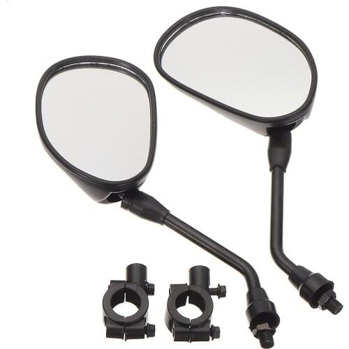 1pair Motorcycle Rear View Side Mirrors Rearview Mirror M10 Mirror Holder Thread Hole Parts For ATV Scooter Dirt Bike Parts