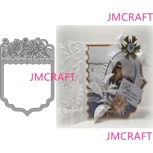 JMCRAFT 2021 New Lace Greeting Card #3 Metal Cutting Dies 3D DIY Scrapbook Handmade Paper Craft Metal Steel Template Dies