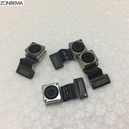 ZONBEMA 20pcs 100% TEST WORKING Back Rear Camera With Flash Module Sensor Flex Cable For iPhone 5 5S 5C SE Replacement Parts