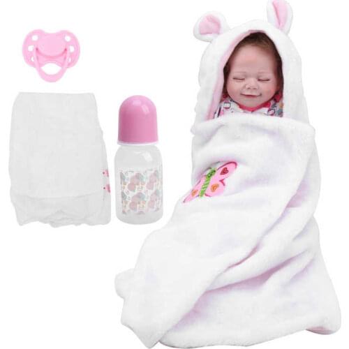 Bebe Doll Reborn Toddler 22 Inch Cute Soft Finished Reborn Baby Doll Lifelike Children Role Play Doll Girls Gift Toy