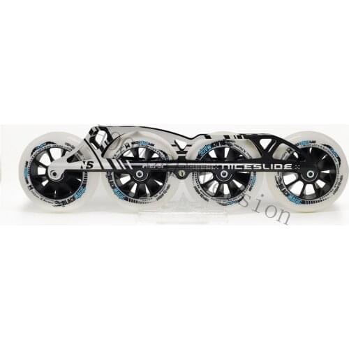 3X125mm / 4X110mm Multiple Functional Inline Speed Skates Base with 110mm 125mm Marathon Road Street Skating Frame F1 MATTER MPC