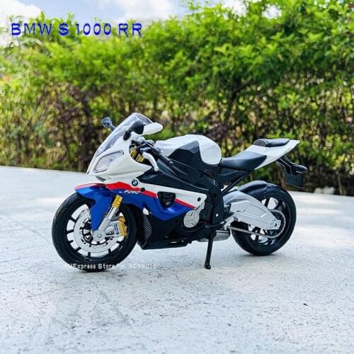 Maisto 1:12 BMW S1000 RR simulation alloy motocross Series original authorized motorcycle model toy car Collect gifts