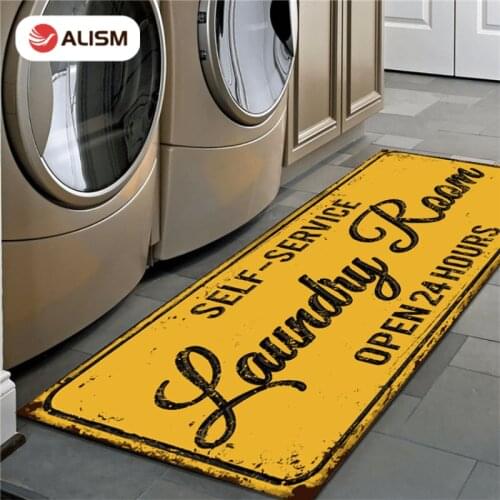 Non-Slip Floor Mat Carpet Kitchen Laundry Room Mat Entrance Doormat Absorbent Bath Mat Home Decor Door Mat Rug Tatami Tapete