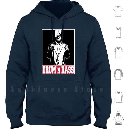 Thumbs Up For Drum And Bass Hoodie Long Sleeve Drum And Bass Dnb Electronic Music Edm Thumbs Up Bass Thumbs Up Techno
