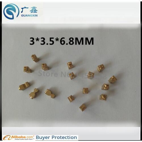 Freeshipping 3*3.5*6.8MM T type hot stamping letters coder letters print head coder printer for MY-380 coding machine