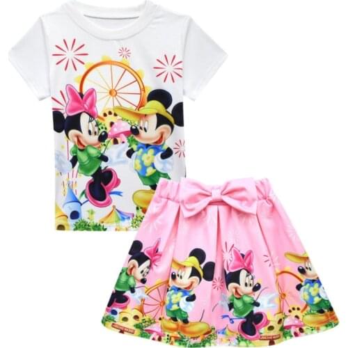 Mickey Minnie Baby Girl Clothes Kids Dresses for Girls Christmas Clothing Santa Claus Princess Dress New Year Party Children