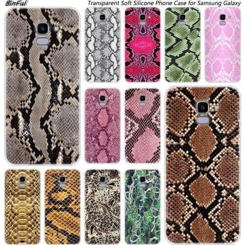 Hot Leopard print Snake skin Silicone Phone Case For Samsung Galaxy J8 J6 J4 2018 J2 Core J5 J6 J7 Prime J3 2016 2017 EU J4 Plus