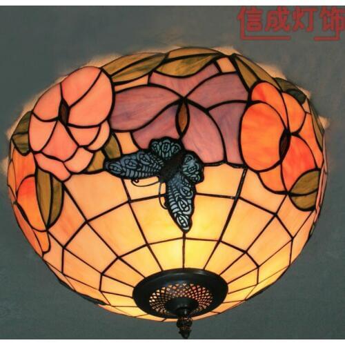 Modern Led Ceiling Lights For Living Room Lustres De Sala Abajur Fashion Style Console Balcony Butterfly Rustic Ceiling Light