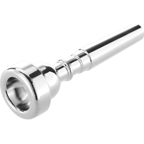 Trumpet Mouthpiece for Bach 7C Size Silver Plated