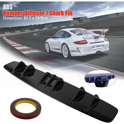 Universal Car Rear Bumper Lip Diffuser Bumper Spoiler Protector Lip Diffuser For- Benz Subaru