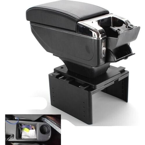 For jetta Armrest Box Universal Car Central Armrest Storage Box modification accessories