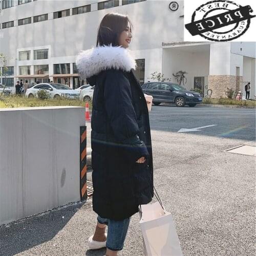 Winter Down Womens Jacket Woman Duck Down Coat Female Jackets for Women Clothing 2021 Long Big Fur Hooded Down Parkas 2021aaa