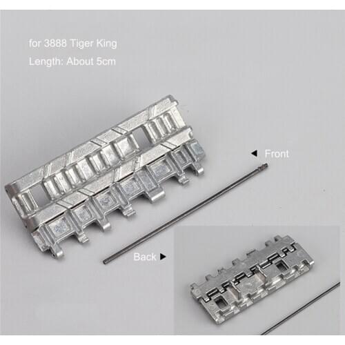 2pcs/set Metal Track Section Spare Section Bolt for Henglong 3888 1/16 RC Tank Model