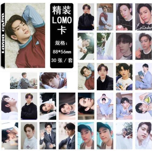 30pcs/set K-pop GOT7 photocard JinYoung Single 01 Fashion high quality GOT7 Album Photo card stationery set Promotion