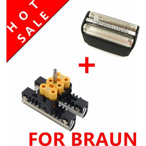 30B Foil screen + razor for Braun 3 Series SmartControl 4000 SyncroPro &7000 TriControl Series 5495 7505 7520 7650 Shaver razo