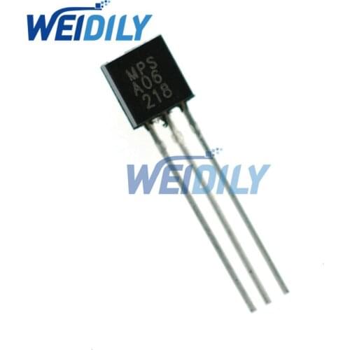 50PCS/Lot Brand New MPSA06 A06 TO-92 Triode Wholesale Electronic