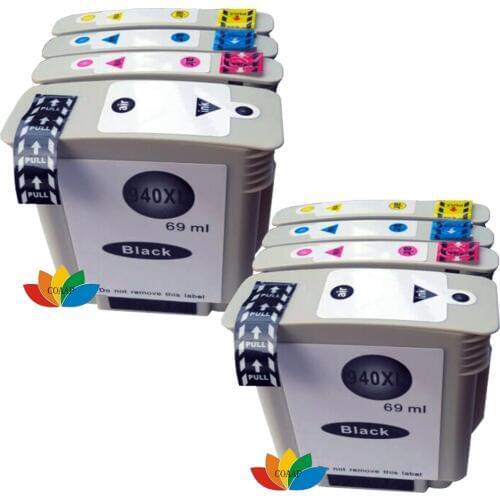 8 Compatible ink Cartridges for hp940 940XL HP Officejet Pro 8000 8500 8500a printer