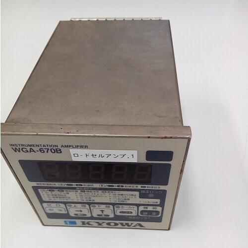 Kyowa WGA-670B-0 Digital Single-Channel 2000 Times/Sec Instrumentation Amplifier