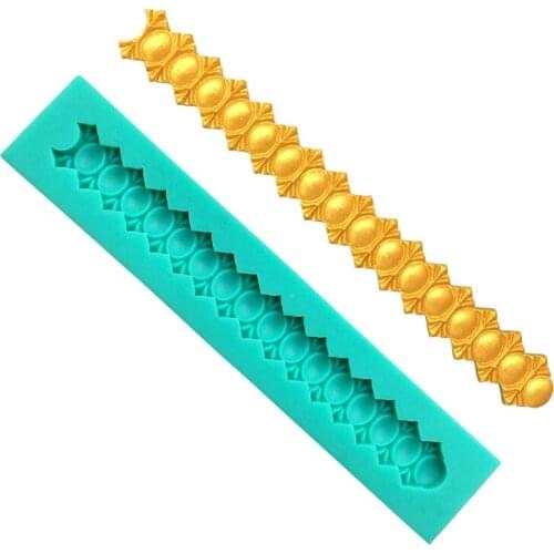 Gemstone Lace Silicone Sugarcraft Mold Resin Tools Cupcake Baking Mould Fondant Cake Decorating Tools